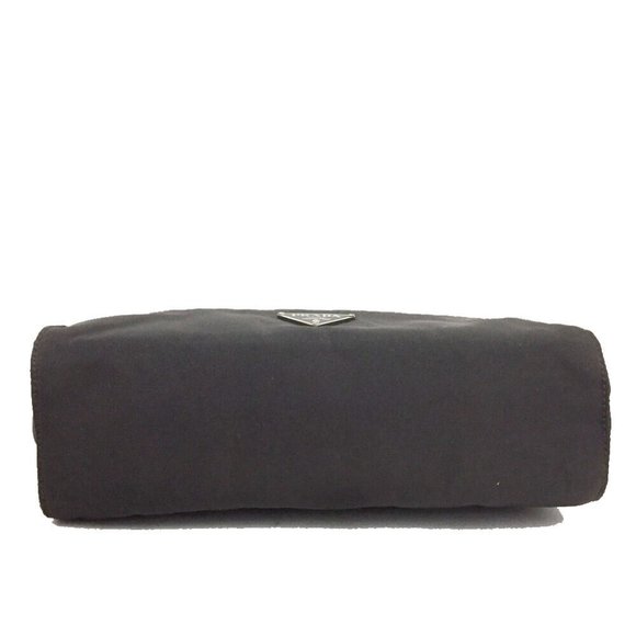 PRADA Logo Plate Nylon Cosmetic Pouch Bag /1D2302 - Picture 5 of 8